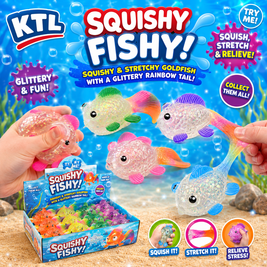 Glitter Squishy Sugar Fishy