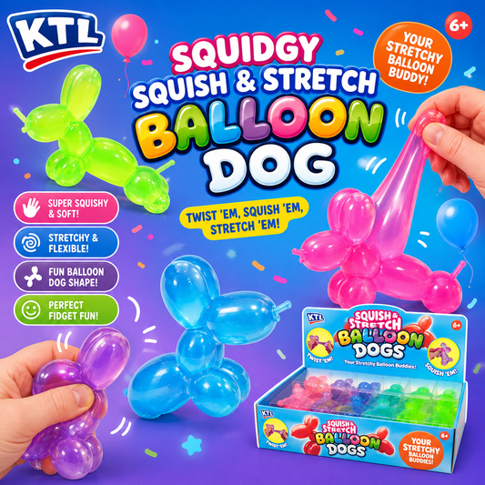 Squidgy Squish & Stretch Balloon Dog