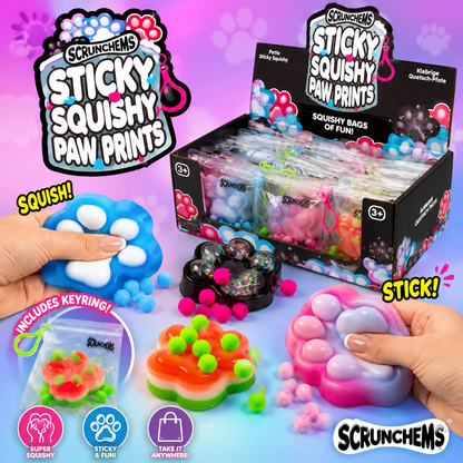 Scrunchems Sticky Squishy Paws