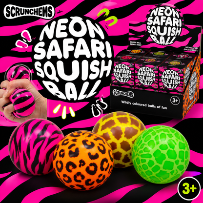 Scrunchems Neon Safari Squish Ball