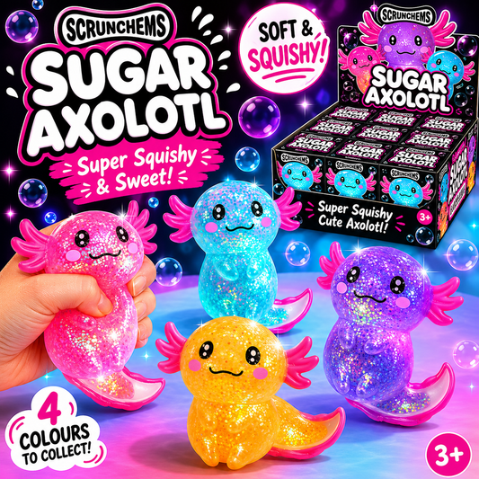 Scrunchems Sugar Axolotl Squishy