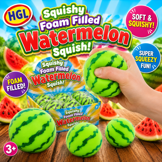 Squishy Foam Filled Watermelon Squish