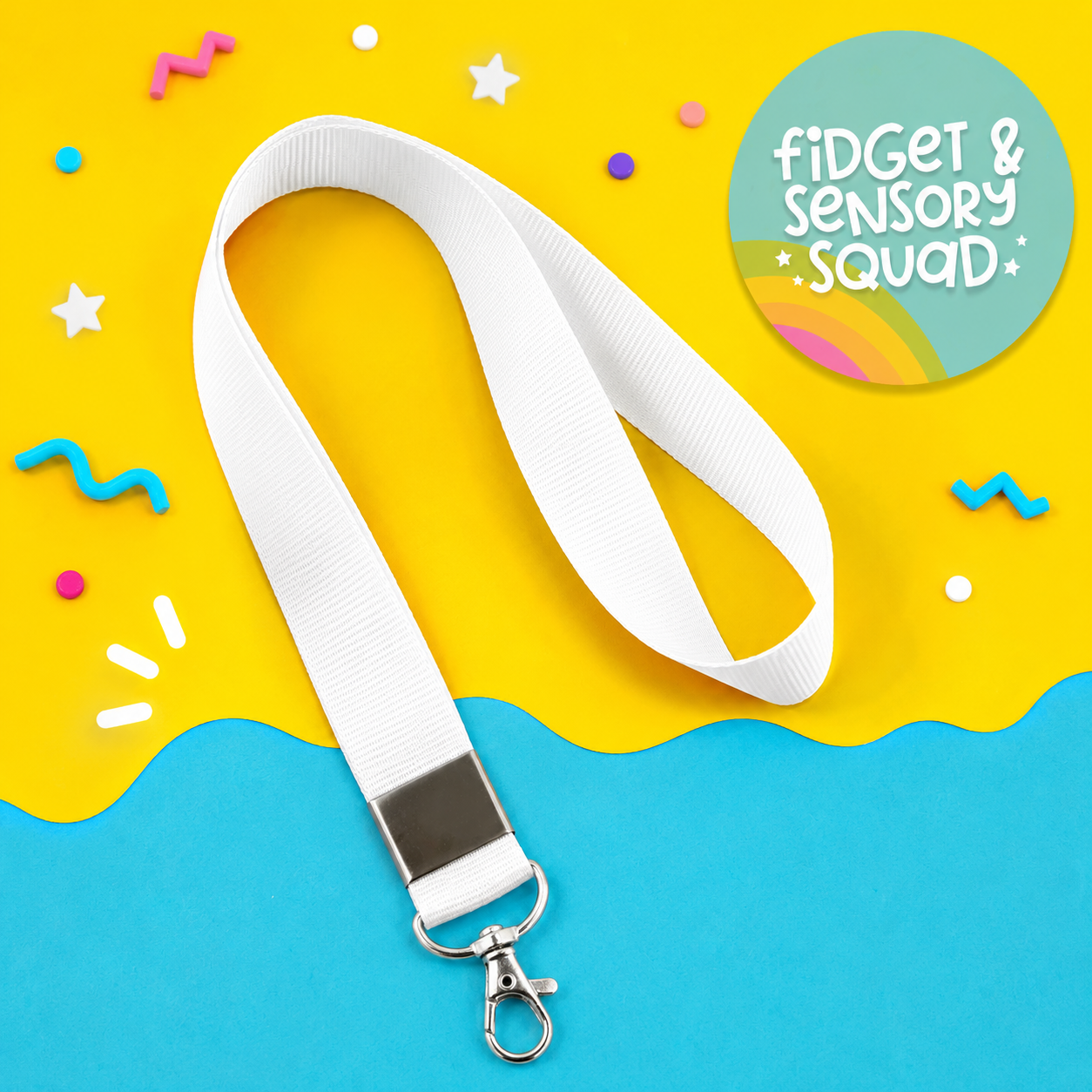 White Lanyard