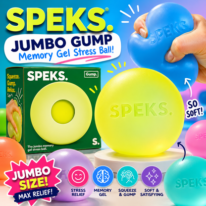 Speks Jumbo Gump Memory Gel Stress Ball