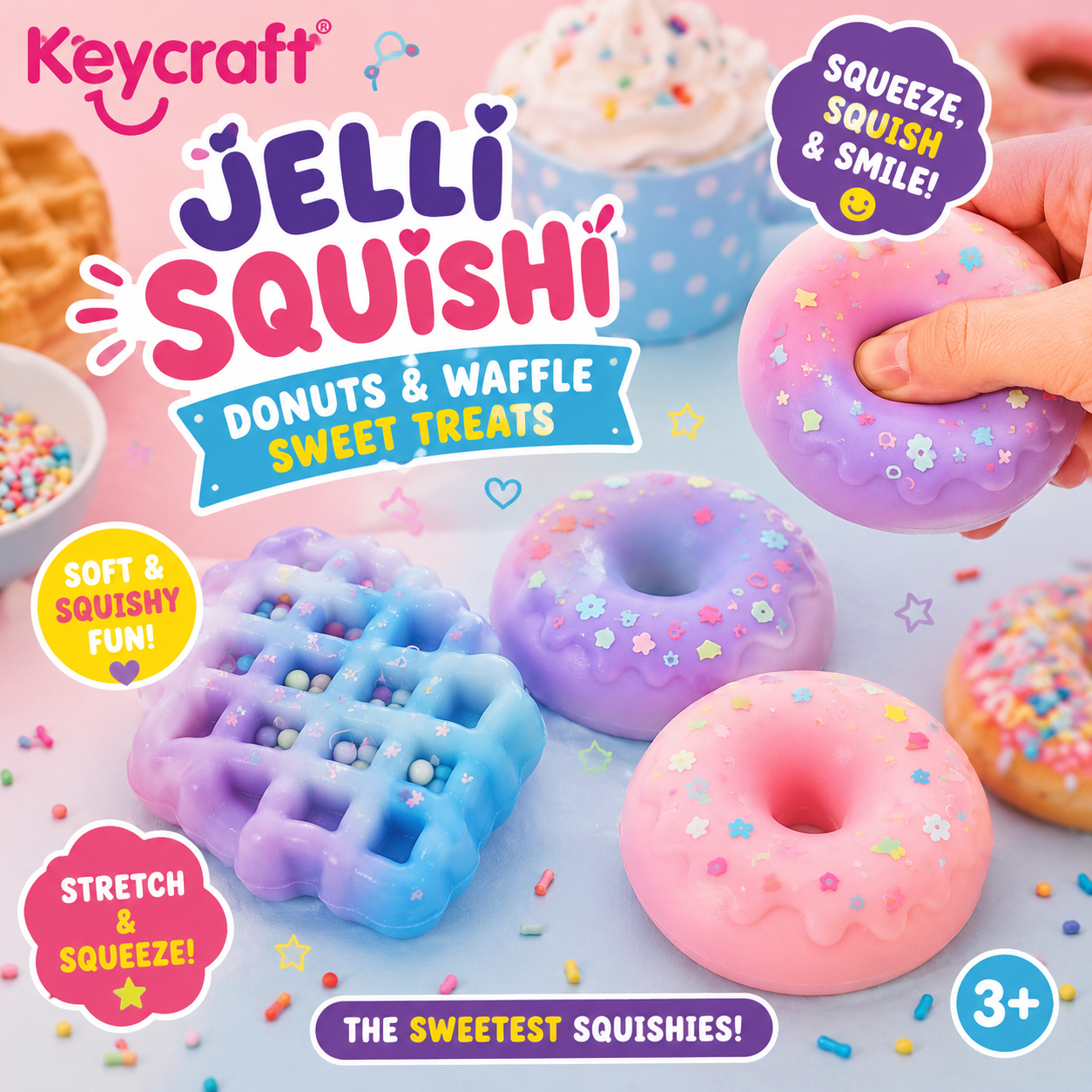 Jelli Squishi Donuts & Waffle Sweet Treats