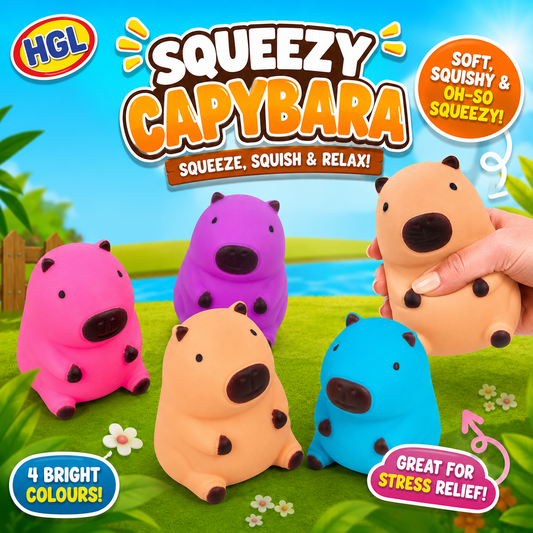 Squishy Foam Filled Capybara Sensory Toy
