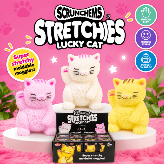 Scrunchems Stretchy Lucky Cats