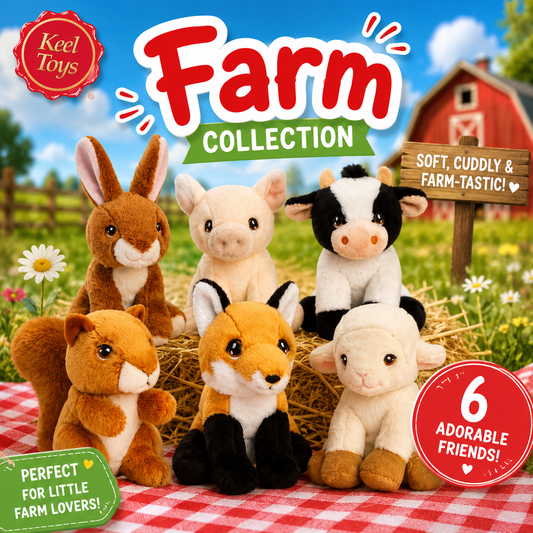 Keeleco Farm Collection Soft Plushie Toys
