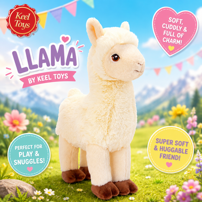 Keeleco Llama Soft Toy - 25cm