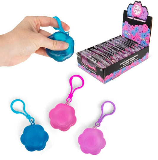 Scrunchems Flower Power Squishy Keychain