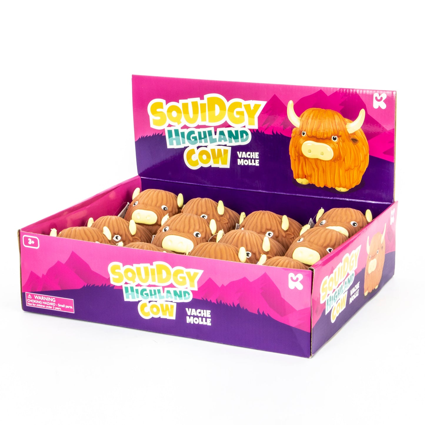 Squidgy Highland Cow Sensory Toy