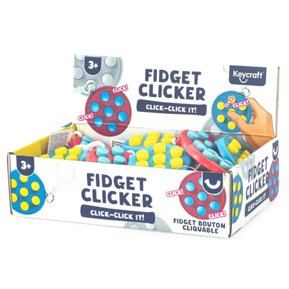Popping Clicker Fidget Keyring