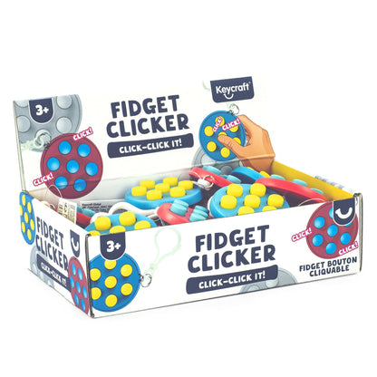 Popping Clicker Fidget Keyring