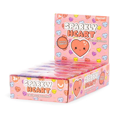 Keycraft Sparkly Squishy Heart