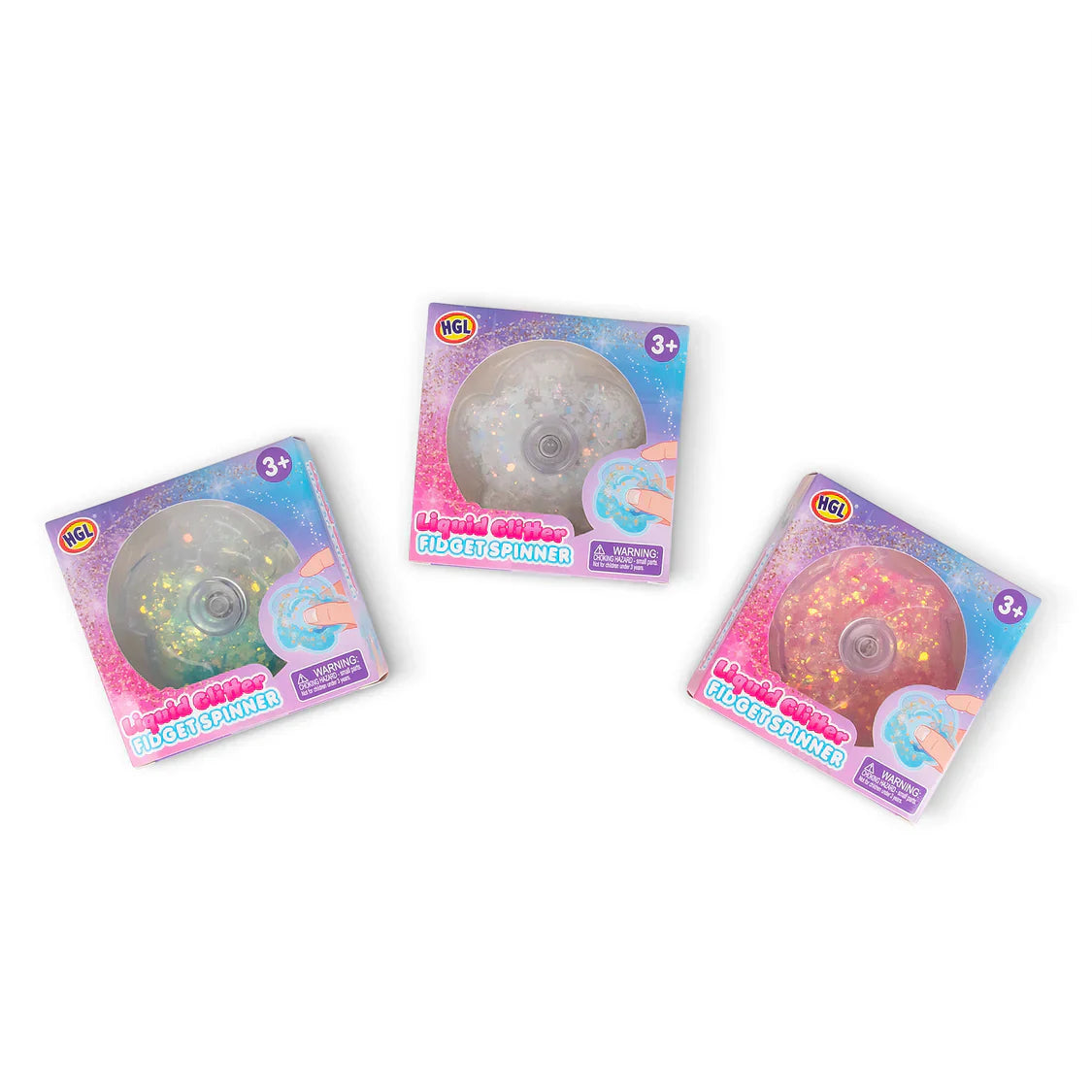 Glitter Liquid Filled Fidget Spinner