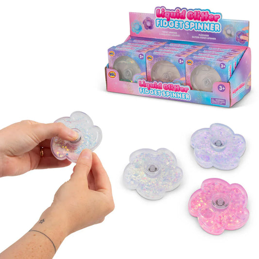 Glitter Liquid Filled Fidget Spinner