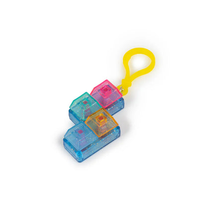 Glitter Clicker Fidget Key Chain