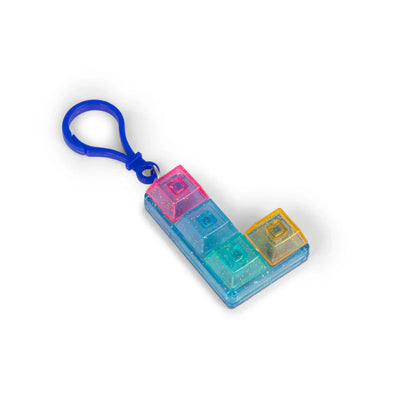Glitter Clicker Fidget Key Chain