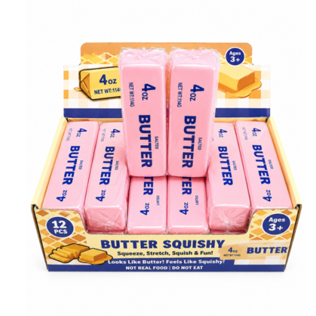 Slow Rising Pink Butter Squishy