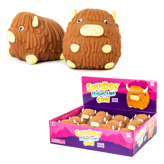 Squidgy Highland Cow Sensory Toy