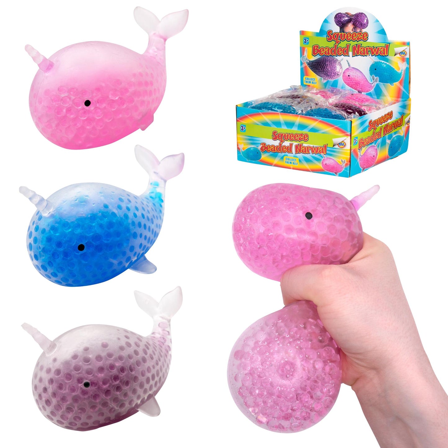 HGL Squeeze Beaded Narwhal