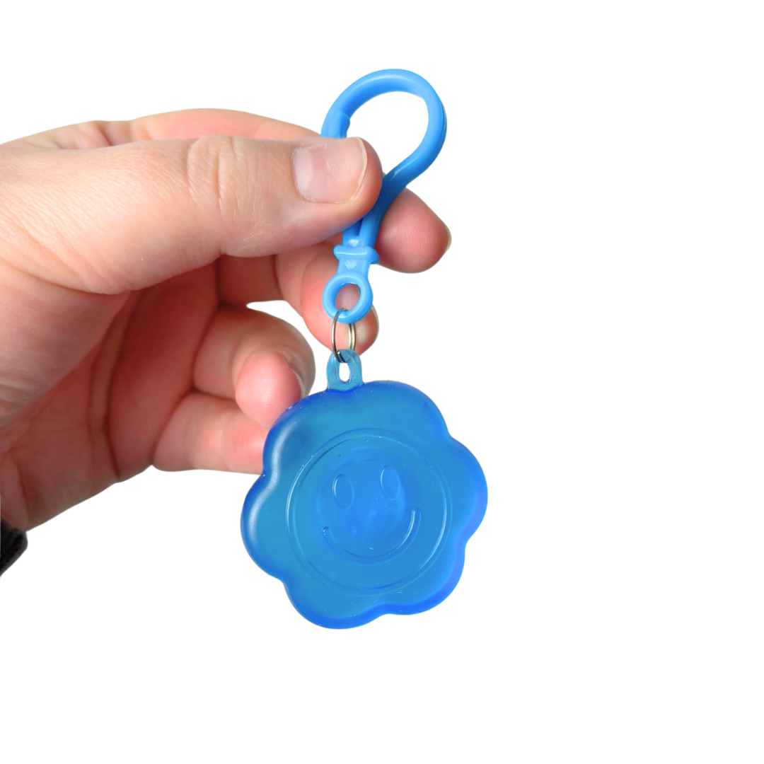 Scrunchems Flower Power Squishy Keychain