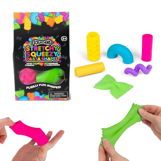 Scrunchems Stretchy Squeezy Pasta Shapes 6pk