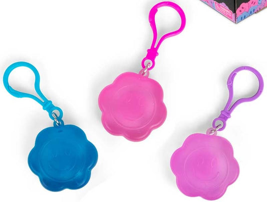 Scrunchems Flower Power Squishy Keychain